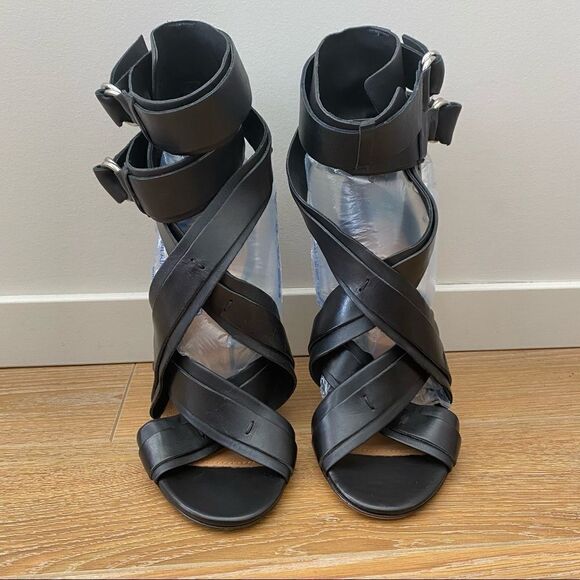 Isabel Marant-Lace Up Wrap Ankle Heels (38) - Picture 5 of 16